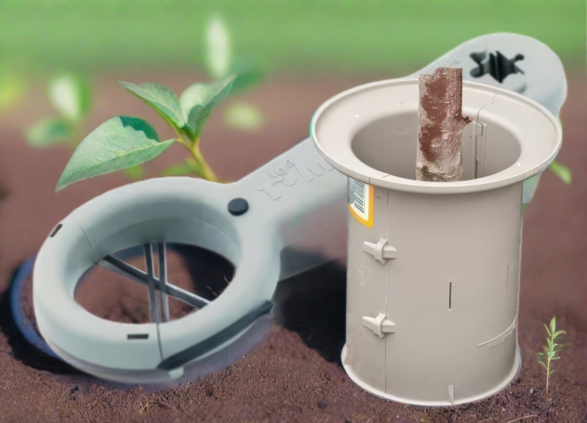 Tree-Mate-O Support + Protection Kit for Young Trees & Plants ...